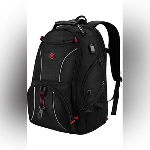 17.3-Inch TSA-Friendly Laptop Backpack - Water-Repellent, Perfect for College,